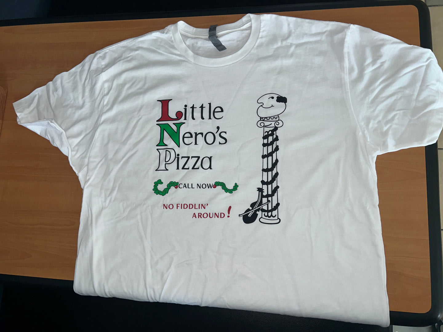 Little Nero's Pizza Short Sleeve Shirt - (West Lansing)